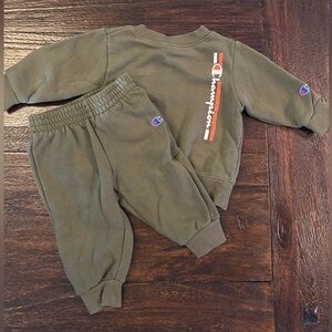 Champion Kids Olive Jogger Set